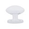 South Main Hardware Football Cabinet Knob, 1.38" Diameter, Polished Chrome, 10PK SH844-PC-10 - alternate 3